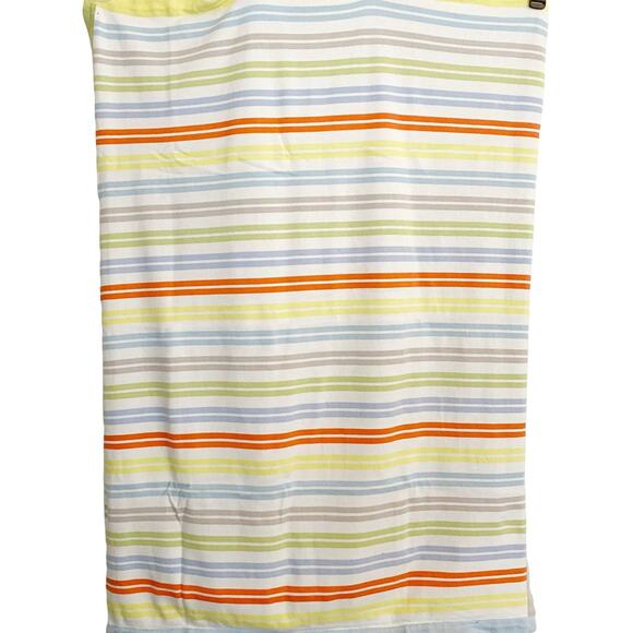 IKEA Striped Baby Blanket 100% Cotton Pre-Owned - Picture 2 of 7